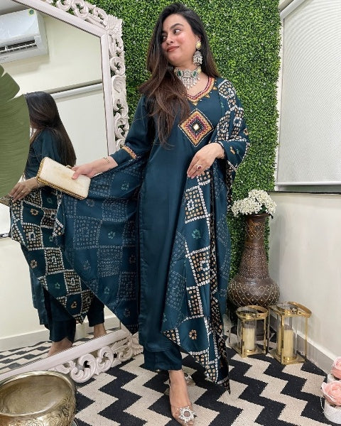 New Stylish Casual Kurti Set with Taby Printed Dupatta – Fully Stitched