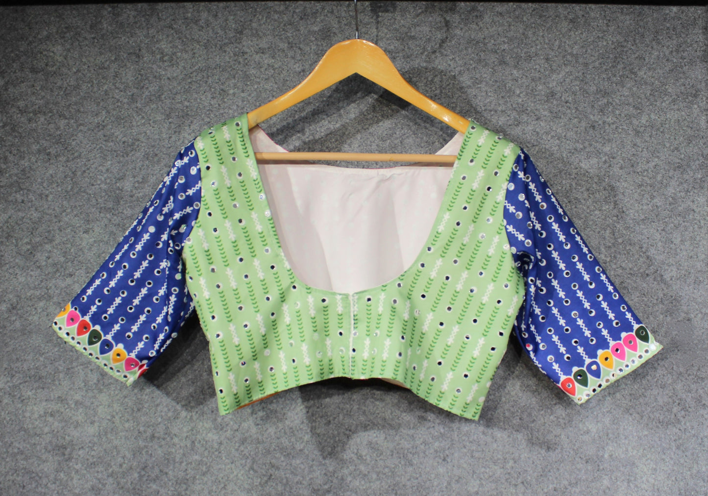Navratri Special: Ready-Made Butter Silk Lehenga Choli with Mirror Work