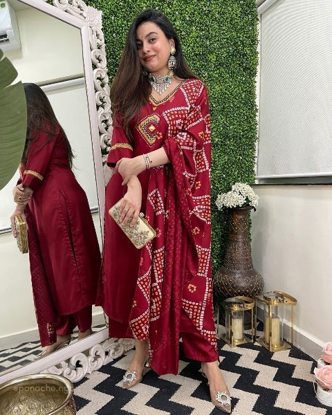 New Stylish Casual Kurti Set with Taby Printed Dupatta – Fully Stitched