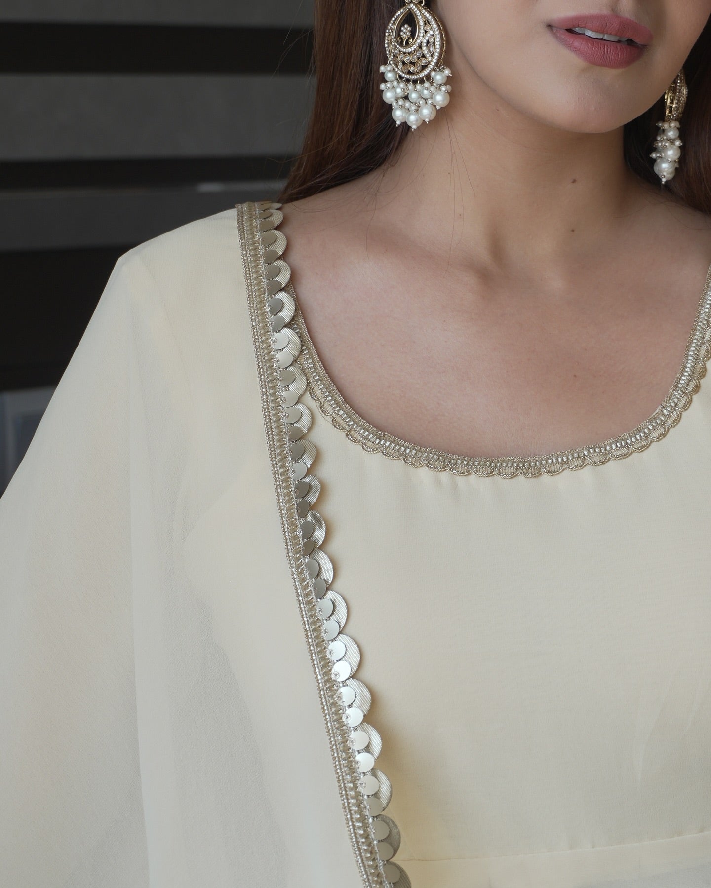 Latest Embroidered Georgette Kurti Set with Viscose Pant & Dupatta – Ready to Wear | Elegant & Casual