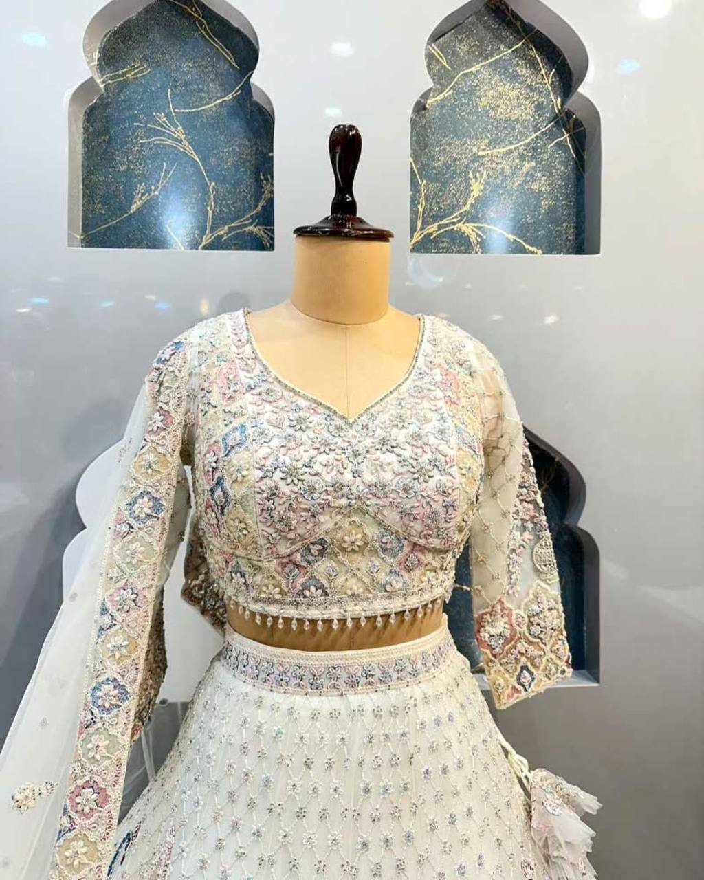 New Designer Fusion of Glamour and Comfort Sequins Embroidery Work Lehenga Choli For Women