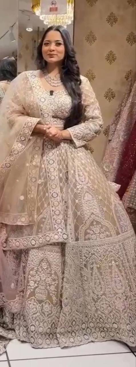 New Designer Fusion of Glamour and Comfort Sequins Embroidery Work Lehenga Choli For Women