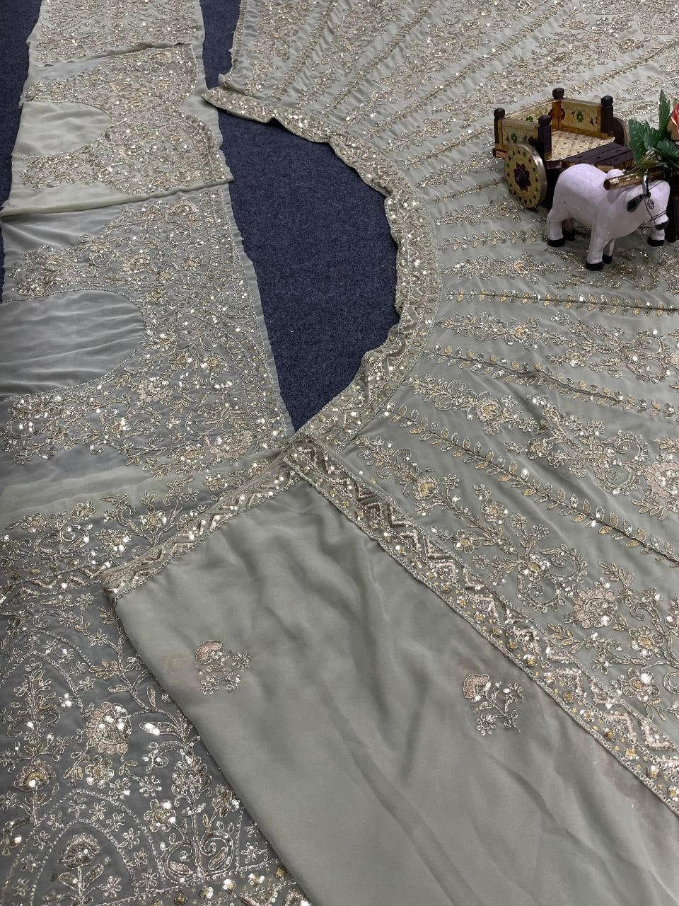 Exclusive Designer flared Coding Sequins Work Lehenga Choli for Traditional Wear