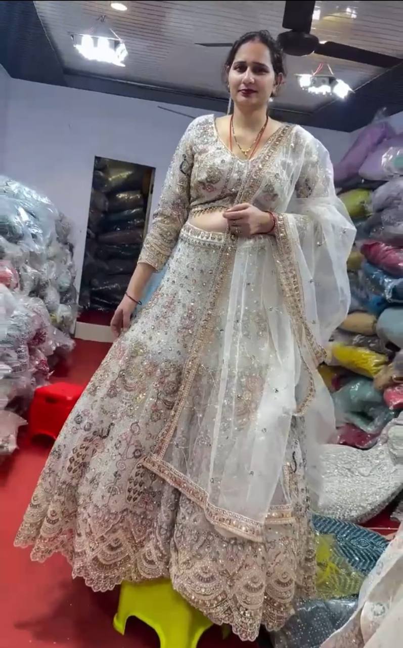 Designer Flared Coding Sequins Choli Set with Stitched Lehenga Choli For Bridal & Party Wear