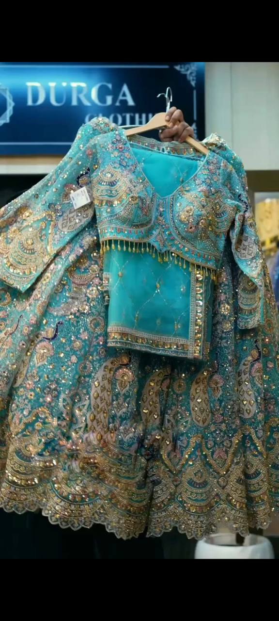 Designer Flared Coding Sequins Choli Set with Stitched Lehenga Choli For Bridal & Party Wear