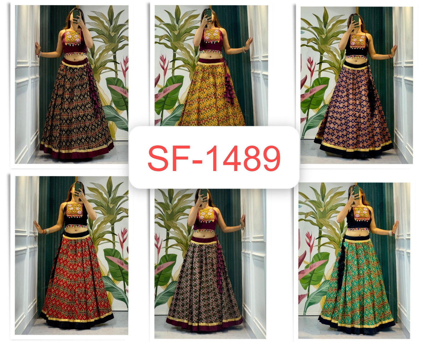 Lehenga Choli - The Beautiful Prints On Cotton Fabric Make This Ensemble A Perfect Choice For Any Festive Occasion