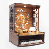 Wooden Pooja Stand for Home, Mandir for Home/Temple for Home and Office