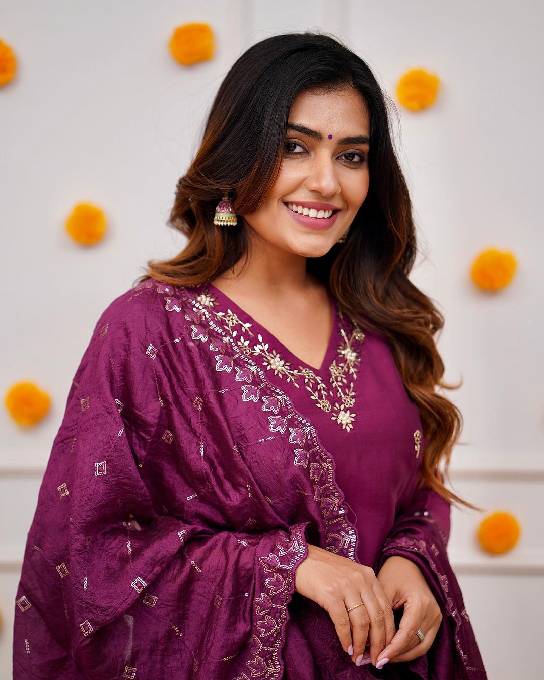 Embroidered Viscose Chanderi Suit Set with Chanderi Dupatta – Ethnic Wear