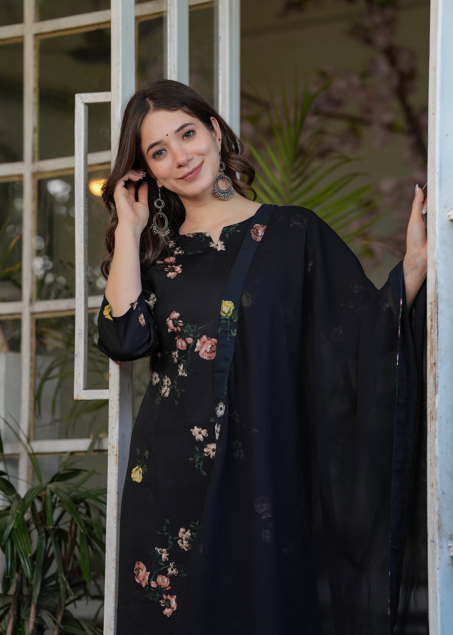 Style for Embroidered Silk Blend Suit Set with Nazmin Dupatta | Elegant 3-Piece Ethnic Wear