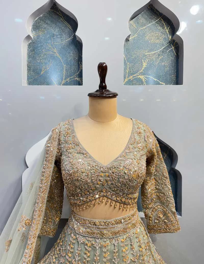 Exclusive Designer flared Coding Sequins Work Lehenga Choli for Traditional Wear