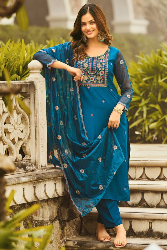 Fully Stitched Heavy Reyon Suit Set for Casual & Festive Wear