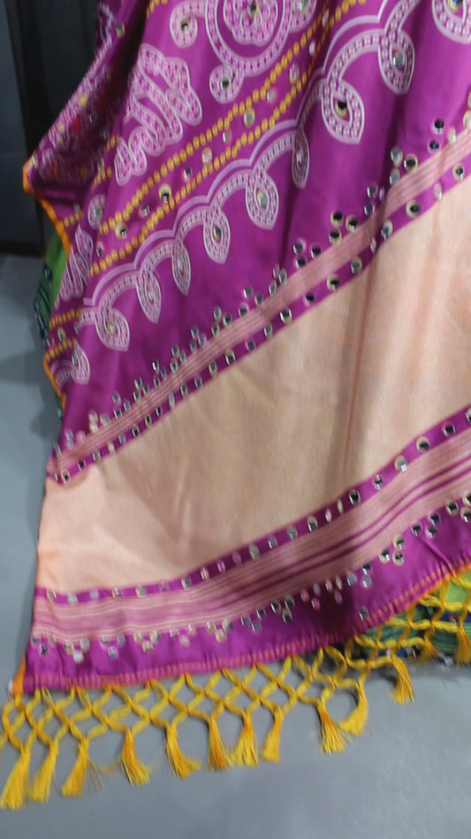 Elegant Mirror Work Lehenga – Perfect for Navratri Night Glam